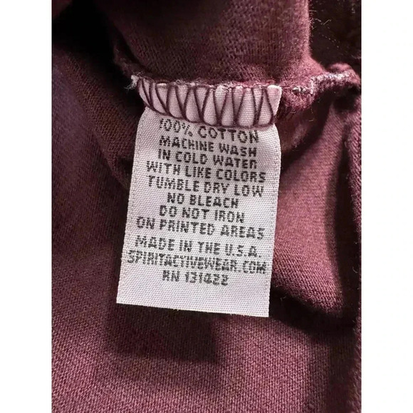 Spirit Jersey Roughnecks V Neck Shirt Size M Texas Southern Red Oversized Preppy - Picture 9 of 10